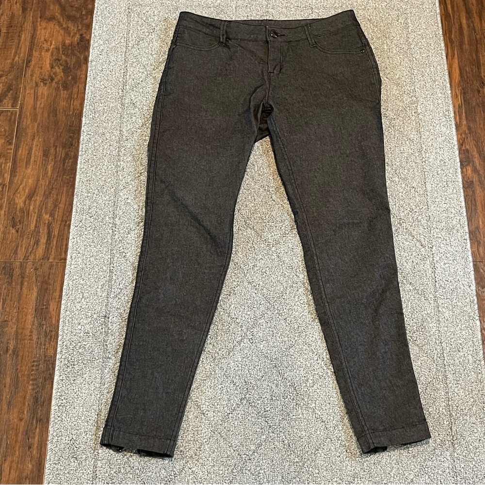 Lole Jeans Womens Size 8 Gray Ankle Zipper Pockets Stretch Denim